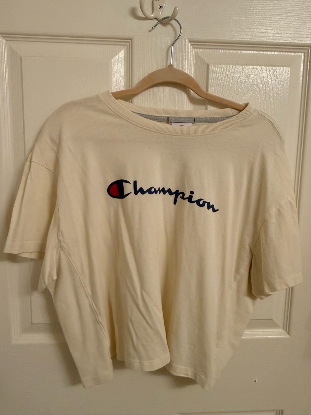 Champion Cream Crop Top XXL